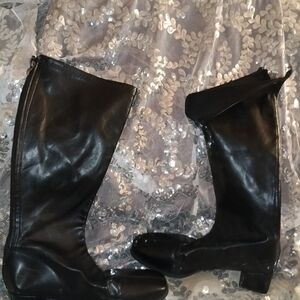 Sleek Black Over the Knee Women's Boots